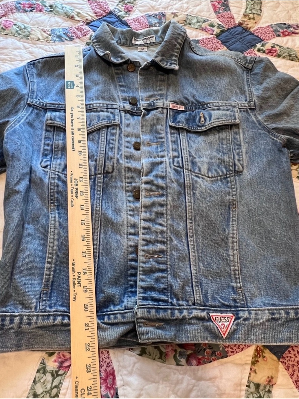 Vintage Guess Georges
Marciano Denim Jacket M
Made in USA 80s 90s Trucker - Picture 8 of 9